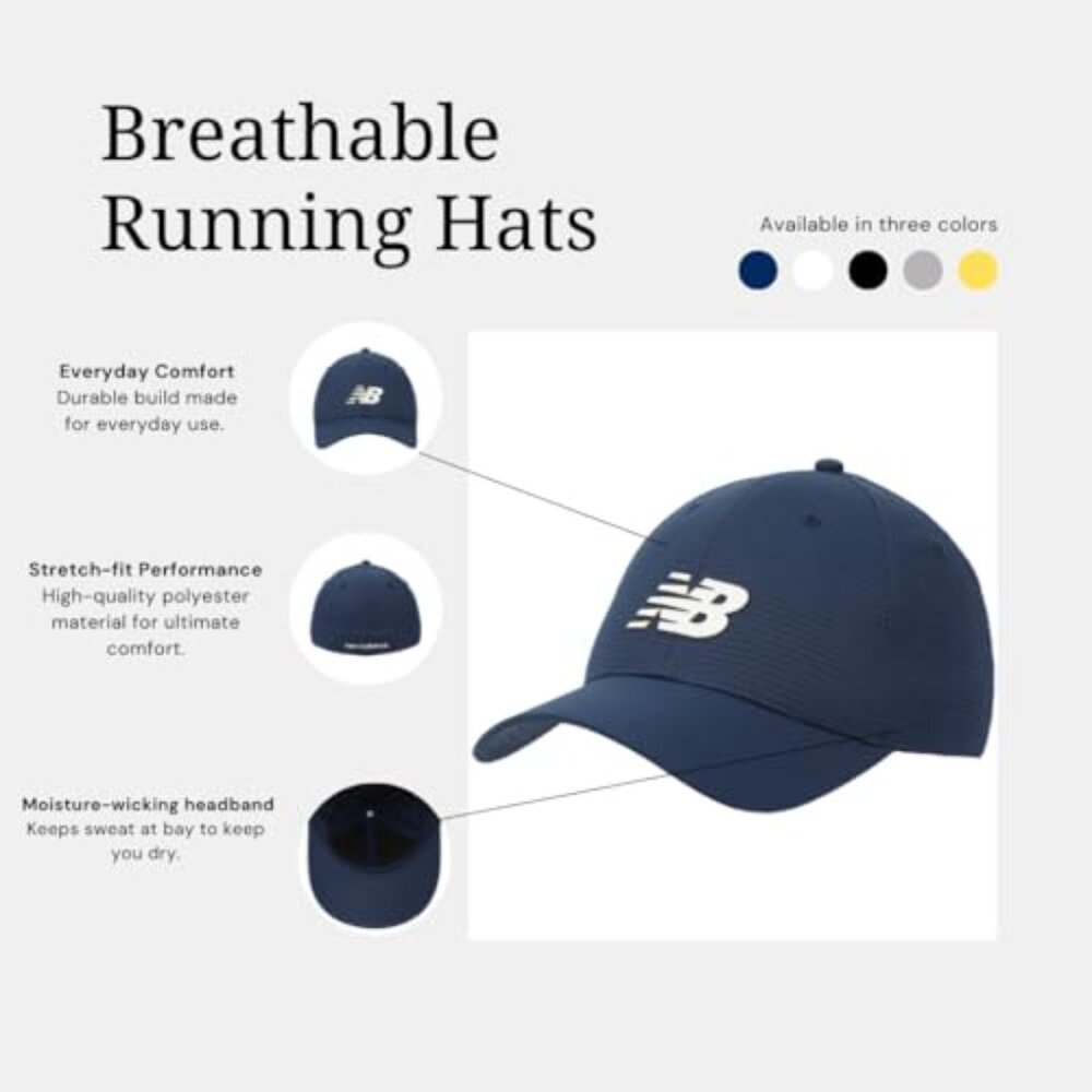 Structured Stretch-Fit Performance Hat Classic Re… - image 7